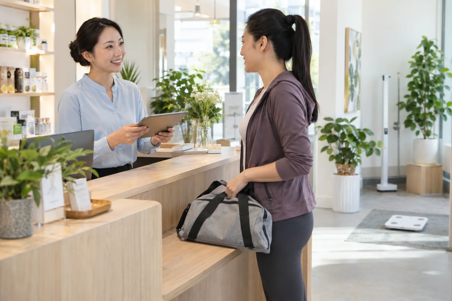 到店签到，把服务起点记录下来，AI 生成场景示意